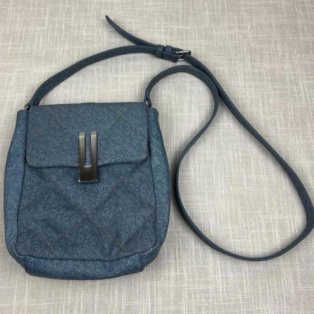 Vince Camuto Stylish Denim Crossbody Bag
